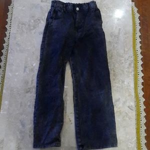 Black washed strait leg jeans